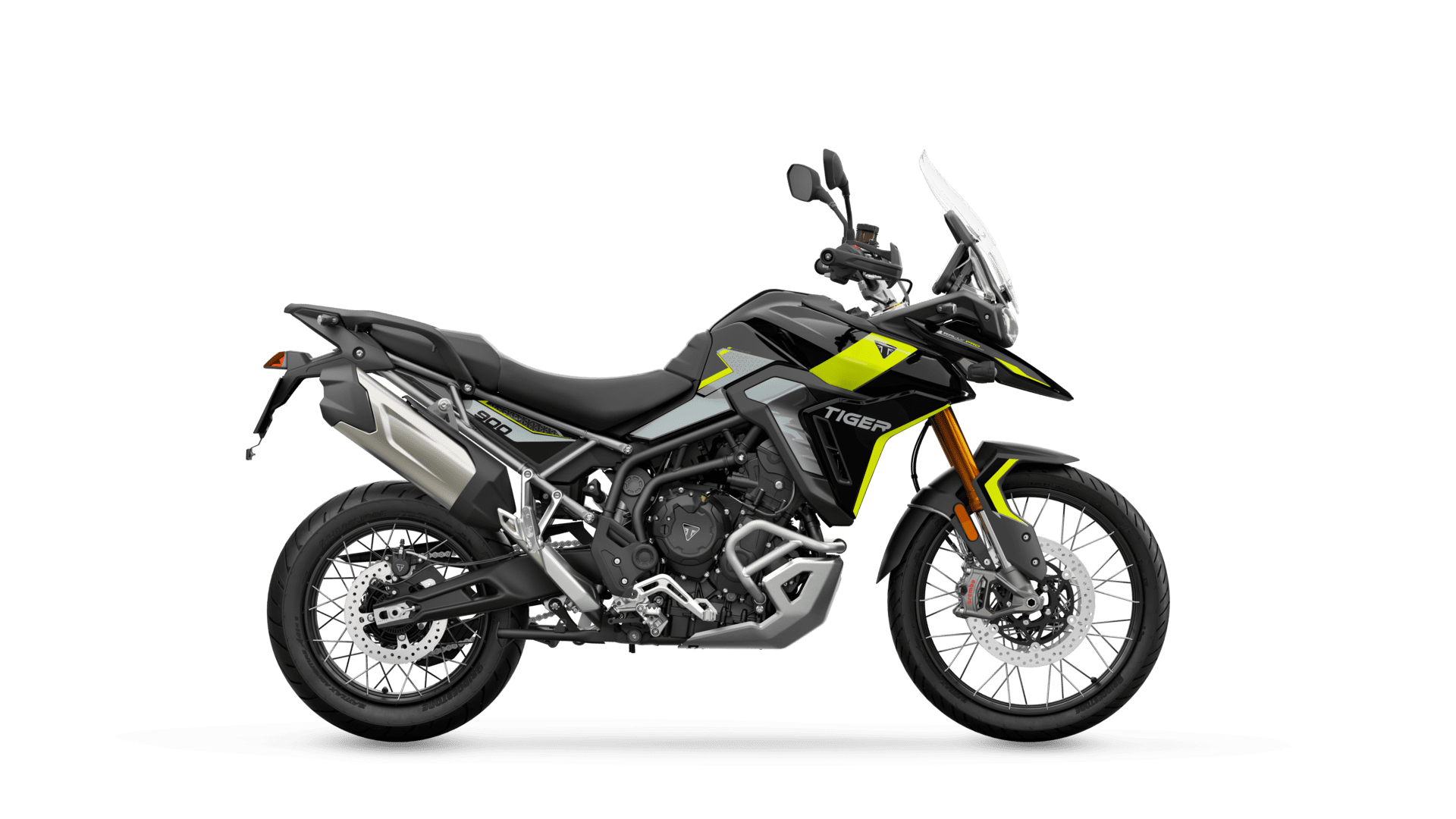 Triumph Tiger 900 Rally Pro in Triumph Racing Yellow right hand side